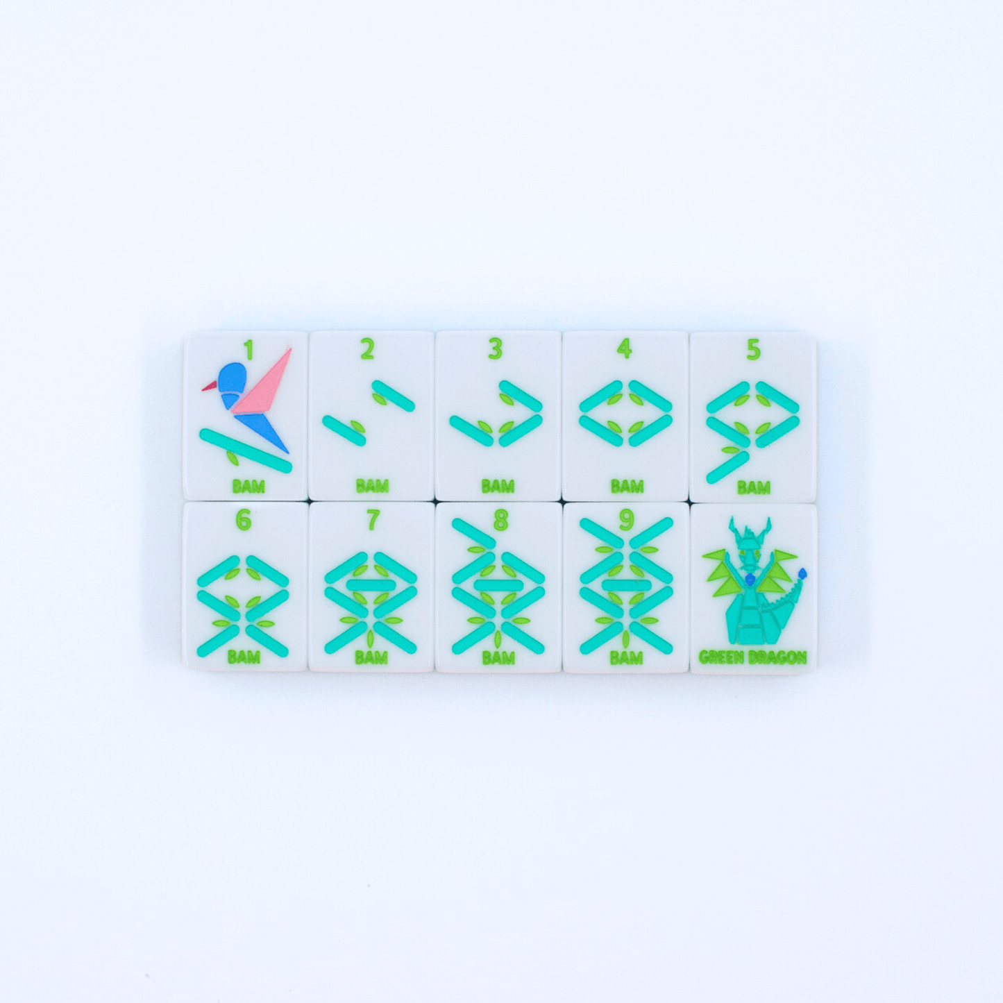 My Fair Mahjong - Crystal Prism Pink | Mahjong with Bold Angles and Vibrant Vibes | 1.25" x 0.9" x 0.7" - Dear John