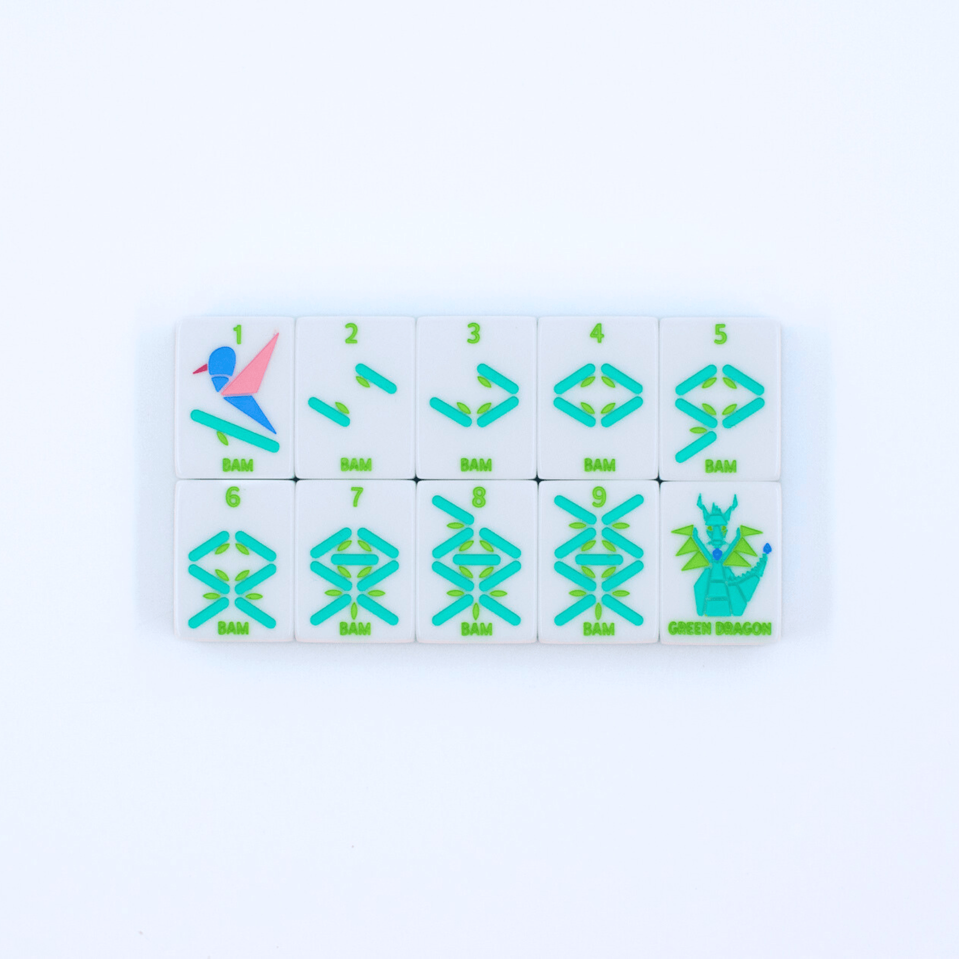 My Fair Mahjong - Crystal Prism Pink | Mahjong with Bold Angles and Vibrant Vibes | 1.25" x 0.9" x 0.7" - Dear John