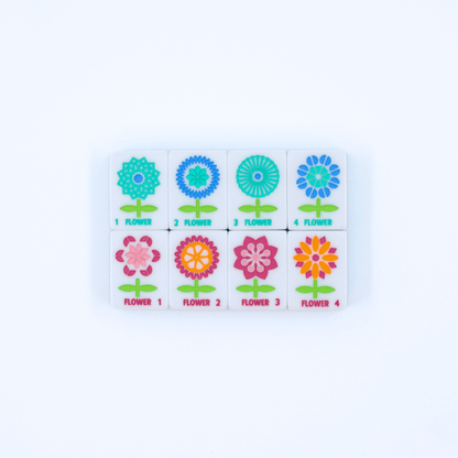 My Fair Mahjong - Crystal Prism Pink | Mahjong with Bold Angles and Vibrant Vibes | 1.25" x 0.9" x 0.7" - Dear John