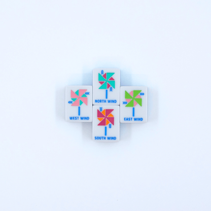 My Fair Mahjong - Crystal Prism Pink | Mahjong with Bold Angles and Vibrant Vibes | 1.25" x 0.9" x 0.7" - Dear John