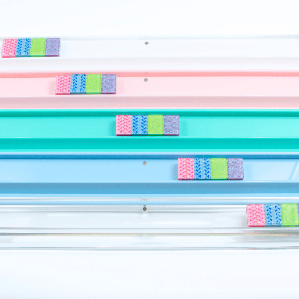 My Fair Mahjong - MAHJONG RACKS | Premium Acrylic | 4 Racks + 4 Pushers - Dear John