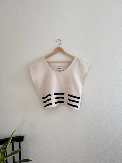 Nature linen top - Dear John