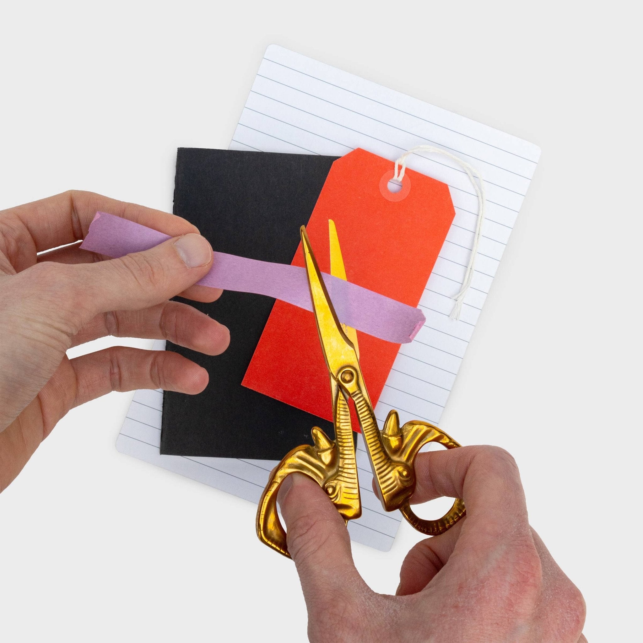 No Bull! Jumbo Elephant Scissors — Heavy - Duty Stainless Steel, Brass - Plated - Dear John