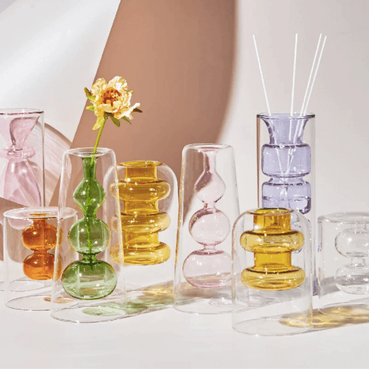 Nordic Hydroponic Colored Glass Vase - Dear John
