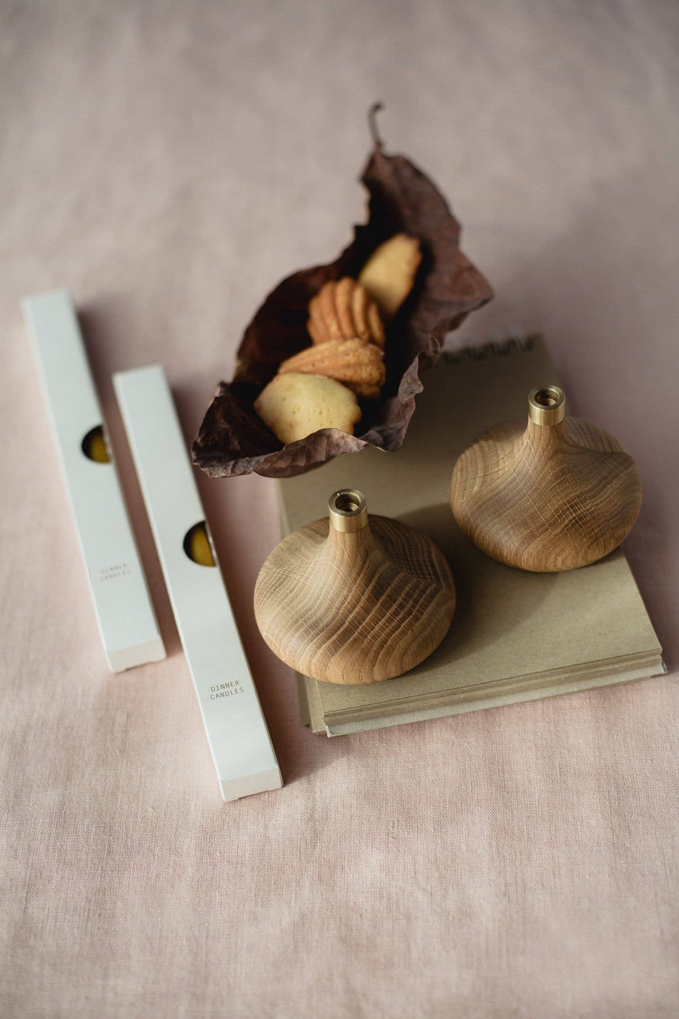 Oak Candle Holder - Dear John