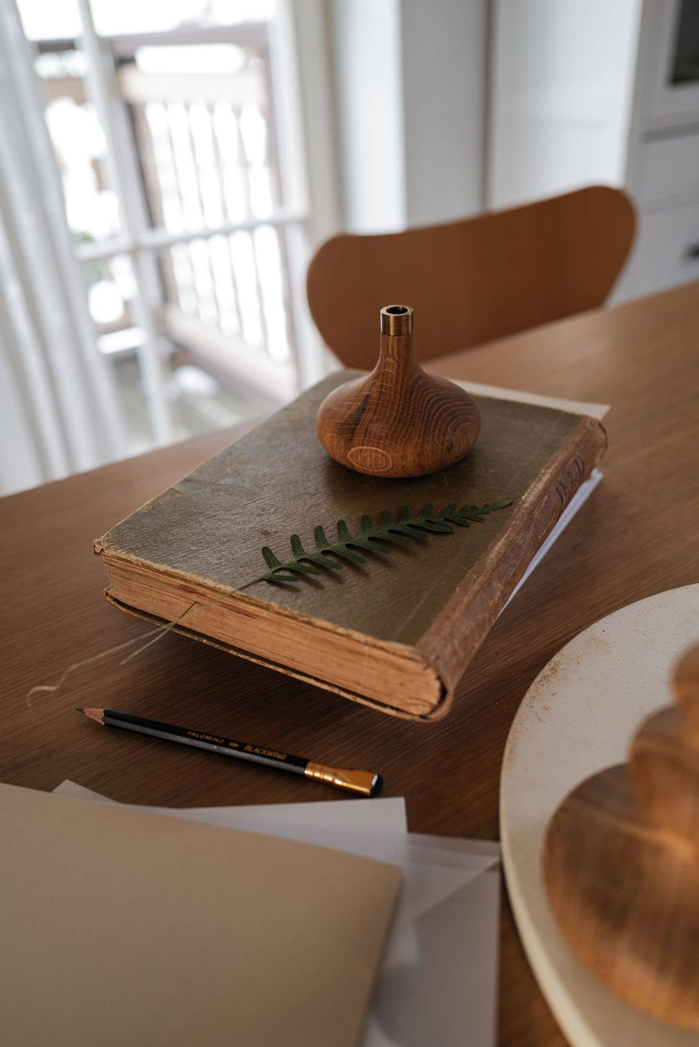 Oak Candle Holder - Dear John