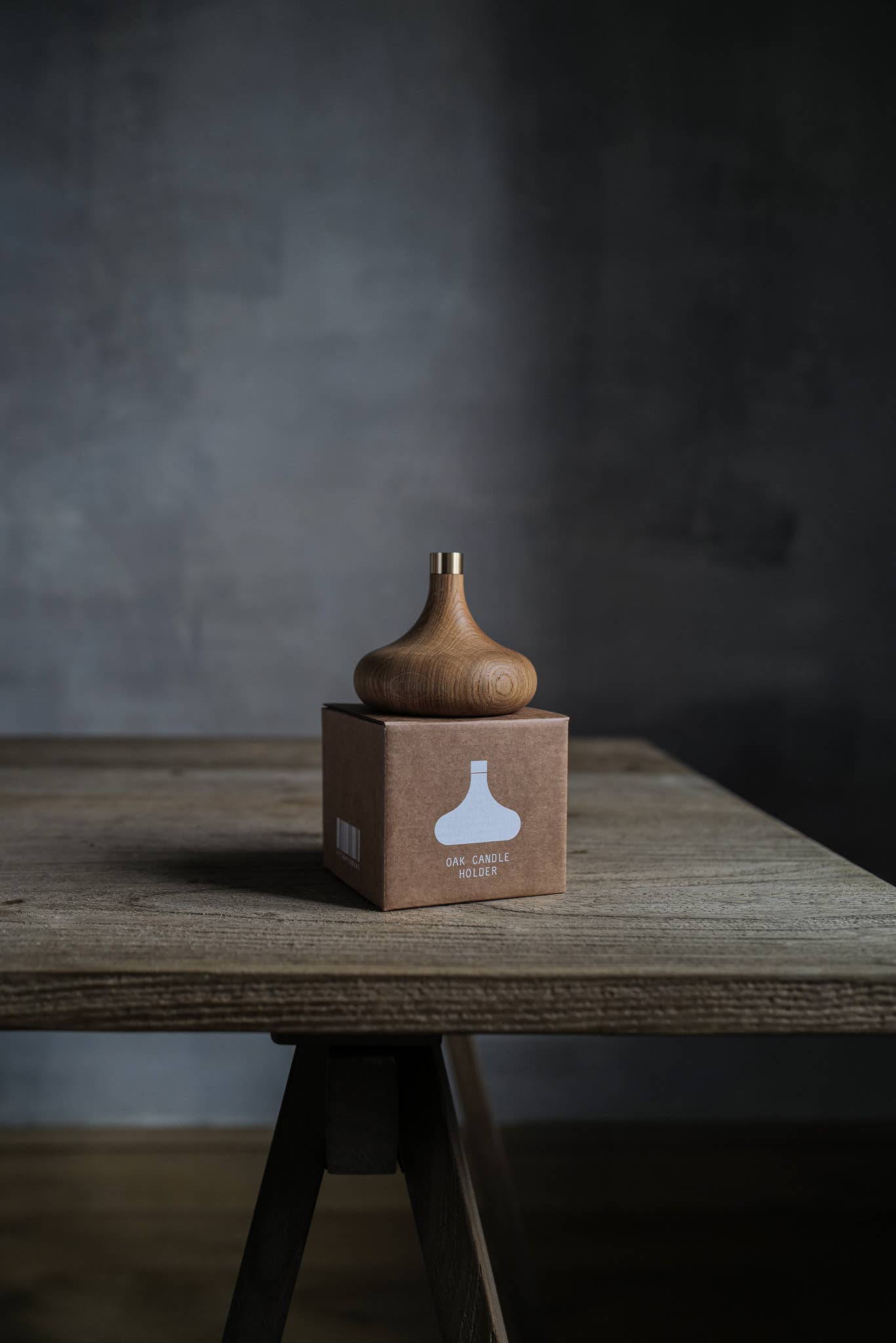 Oak Candle Holder - Dear John