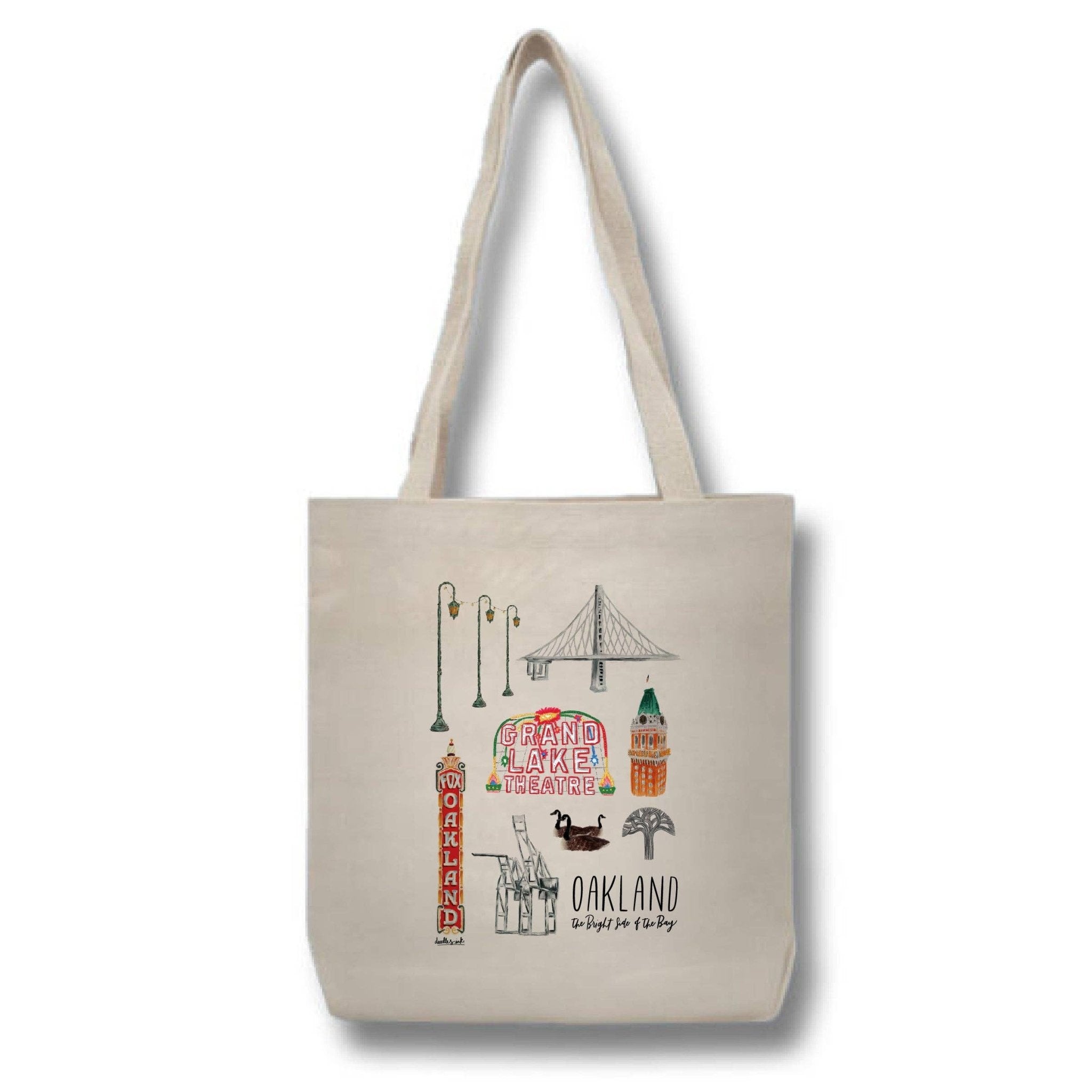 Oakland Collage Everyday Tote Bag - Dear John