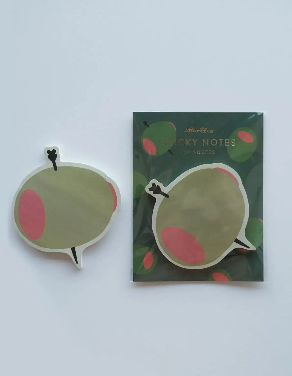 Olive Die - Cut Sticky Notepad - Dear John