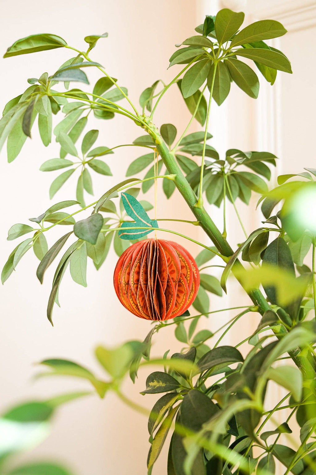 Orange Honeycomb Ornament - Dear John