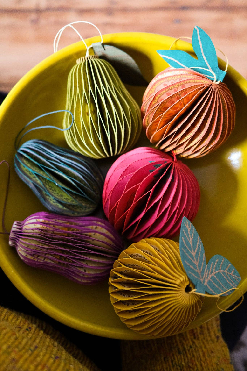 Orange Honeycomb Ornament - Dear John