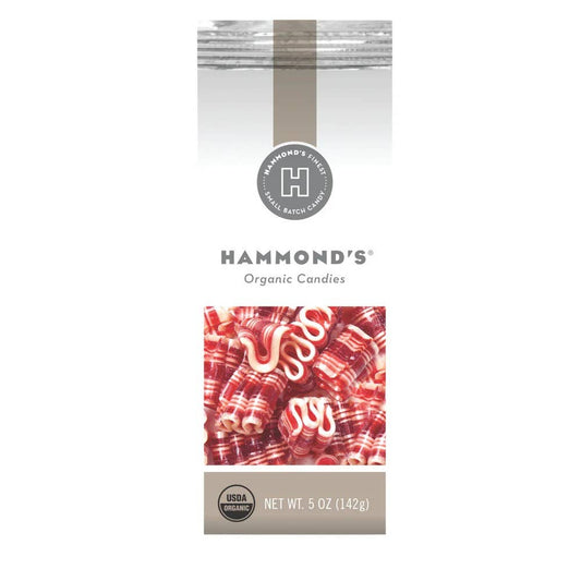 Organic Classic Candy - Mini Ribbons - Mint - 5 oz Gift Bag - Dear John