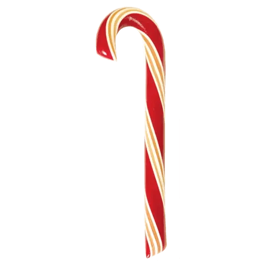 Organic Hand - Spun Jumbo Candy Cane - Mint - 1.75 oz - Dear John