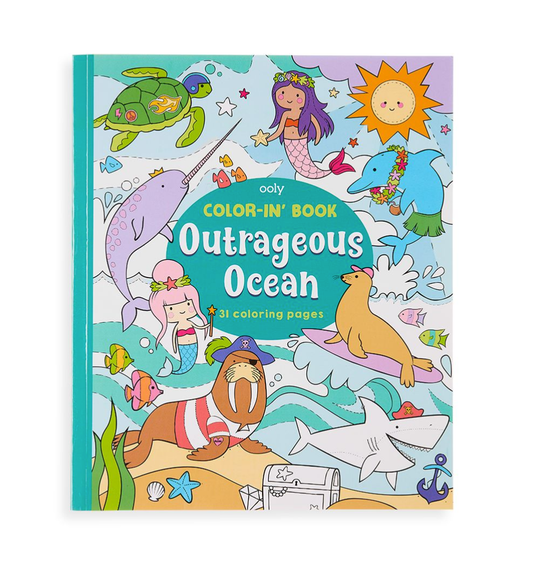 Outrageous Ocean Coloring Book (8" x 10";31 Pages) - Dear John