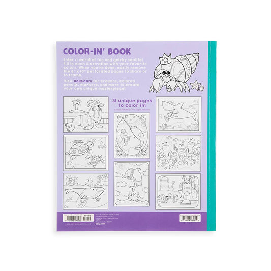 Outrageous Ocean Coloring Book (8" x 10";31 Pages) - Dear John
