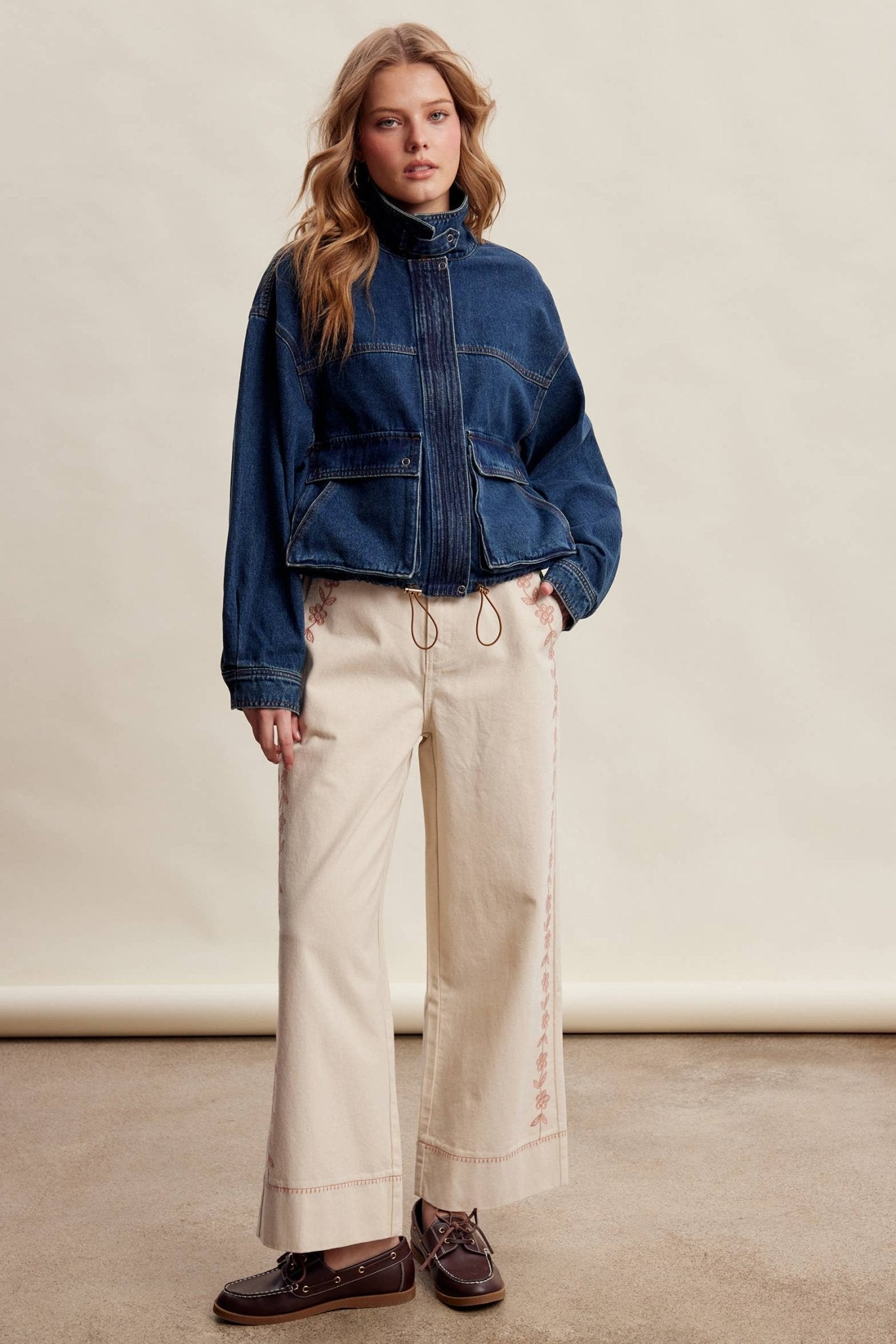 Oversized Utility Denim Jacket - Dear John