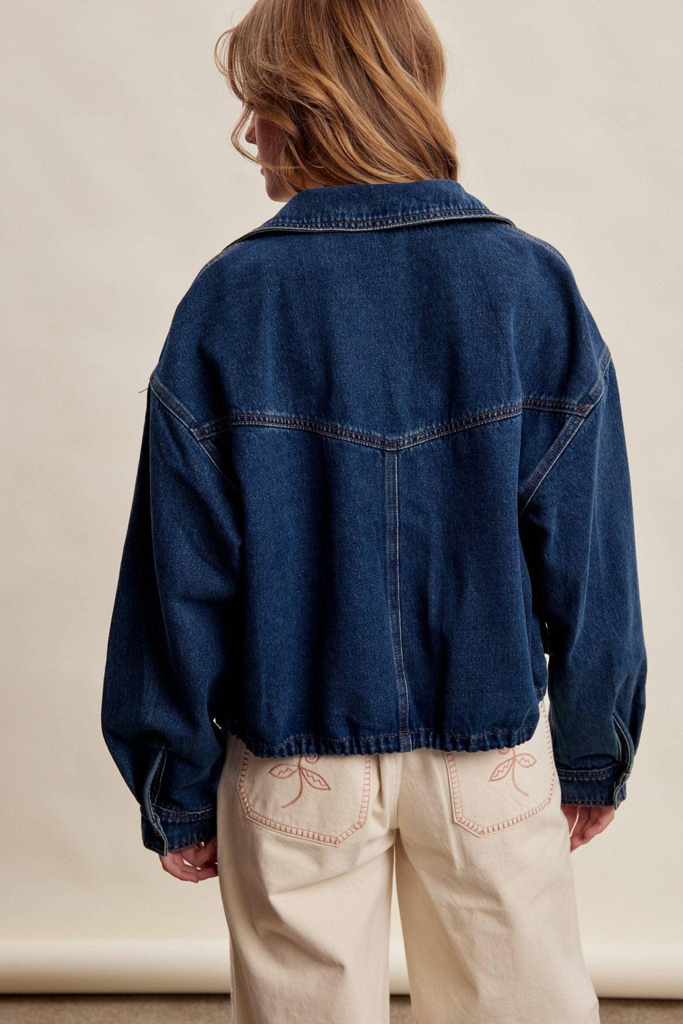 Oversized Utility Denim Jacket - Dear John