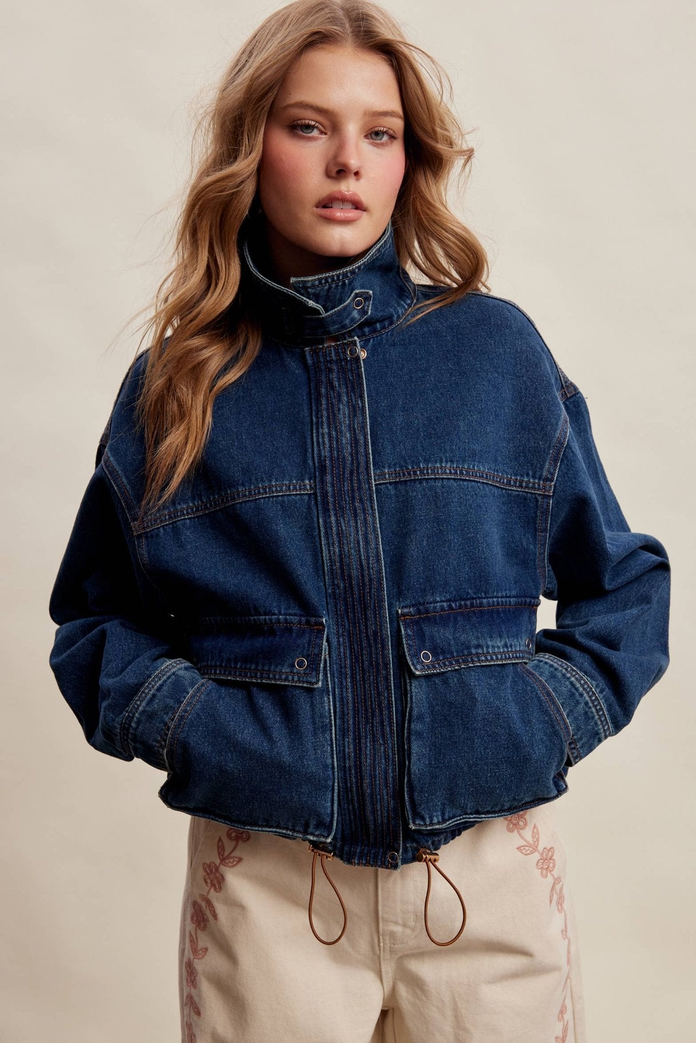 Oversized Utility Denim Jacket - Dear John