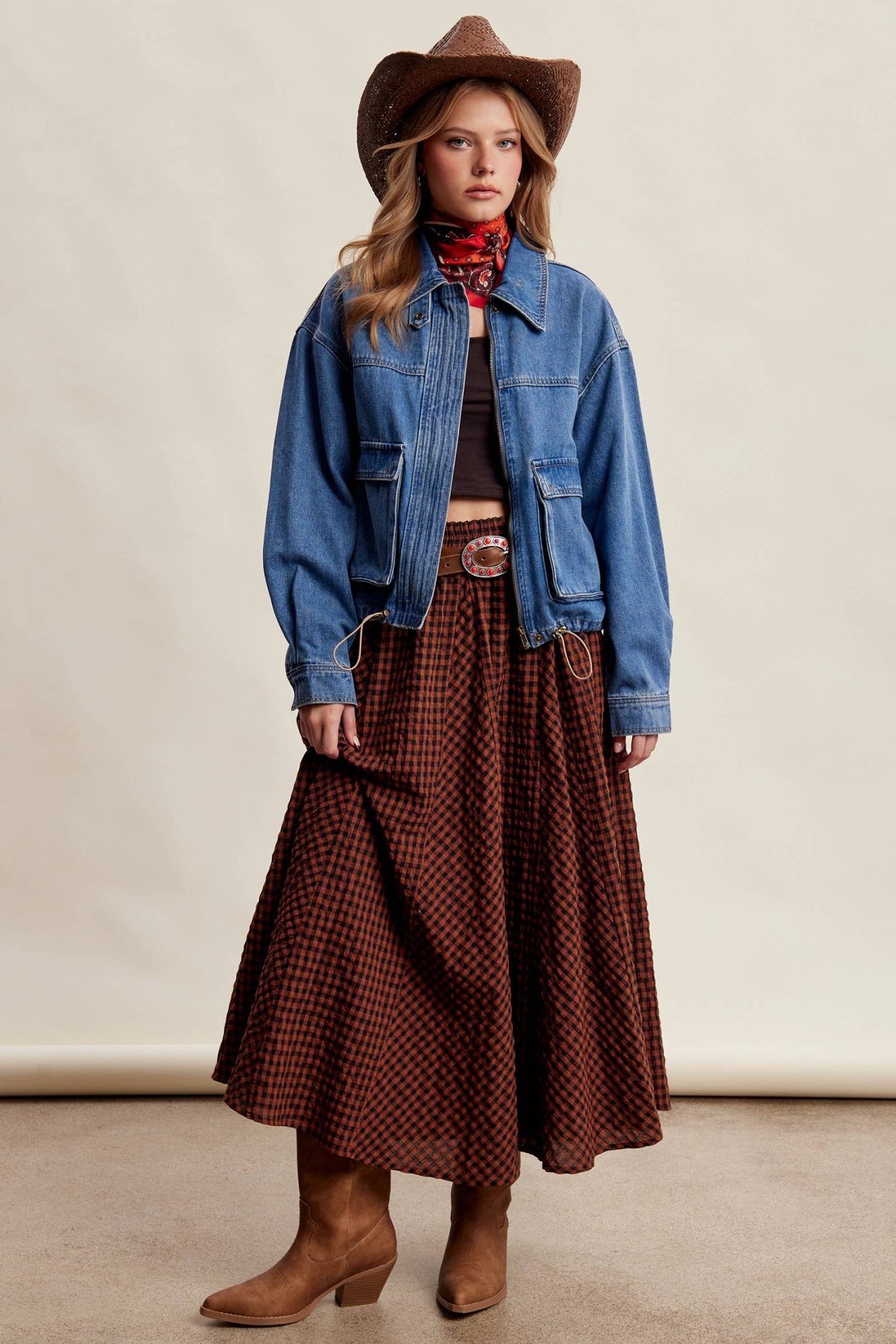 Oversized Utility Denim Jacket - Dear John