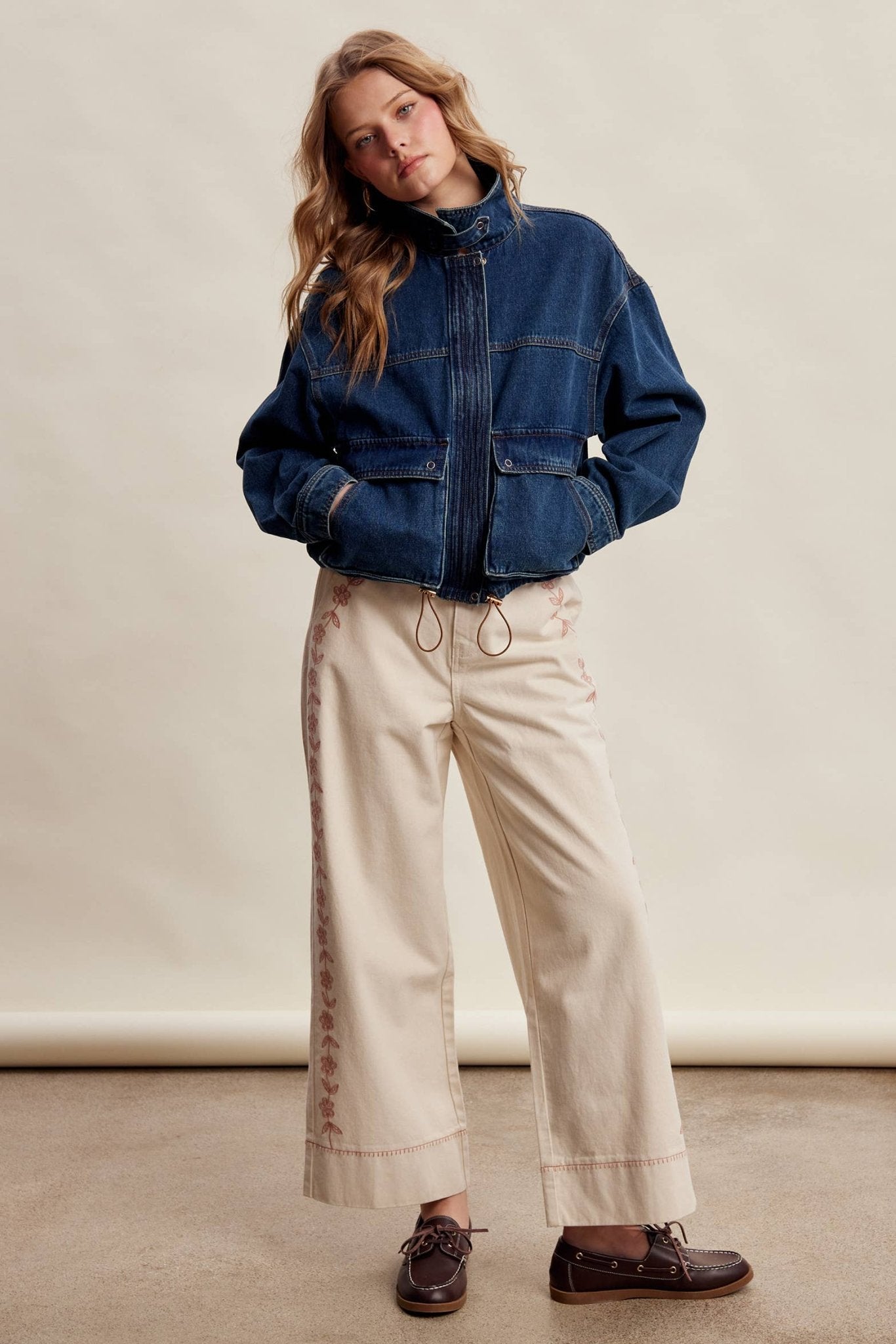 Oversized Utility Denim Jacket - Dear John