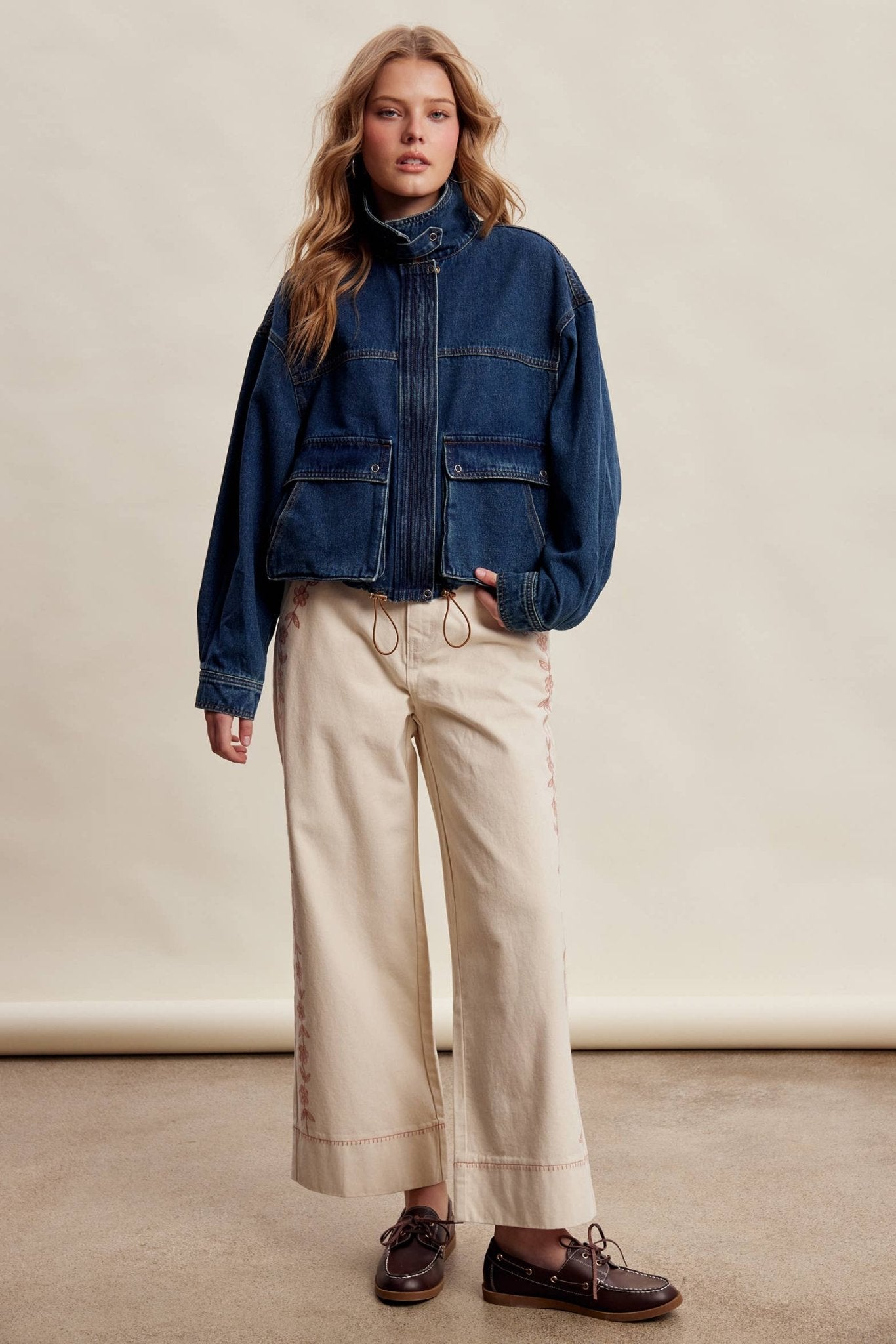 Oversized Utility Denim Jacket - Dear John