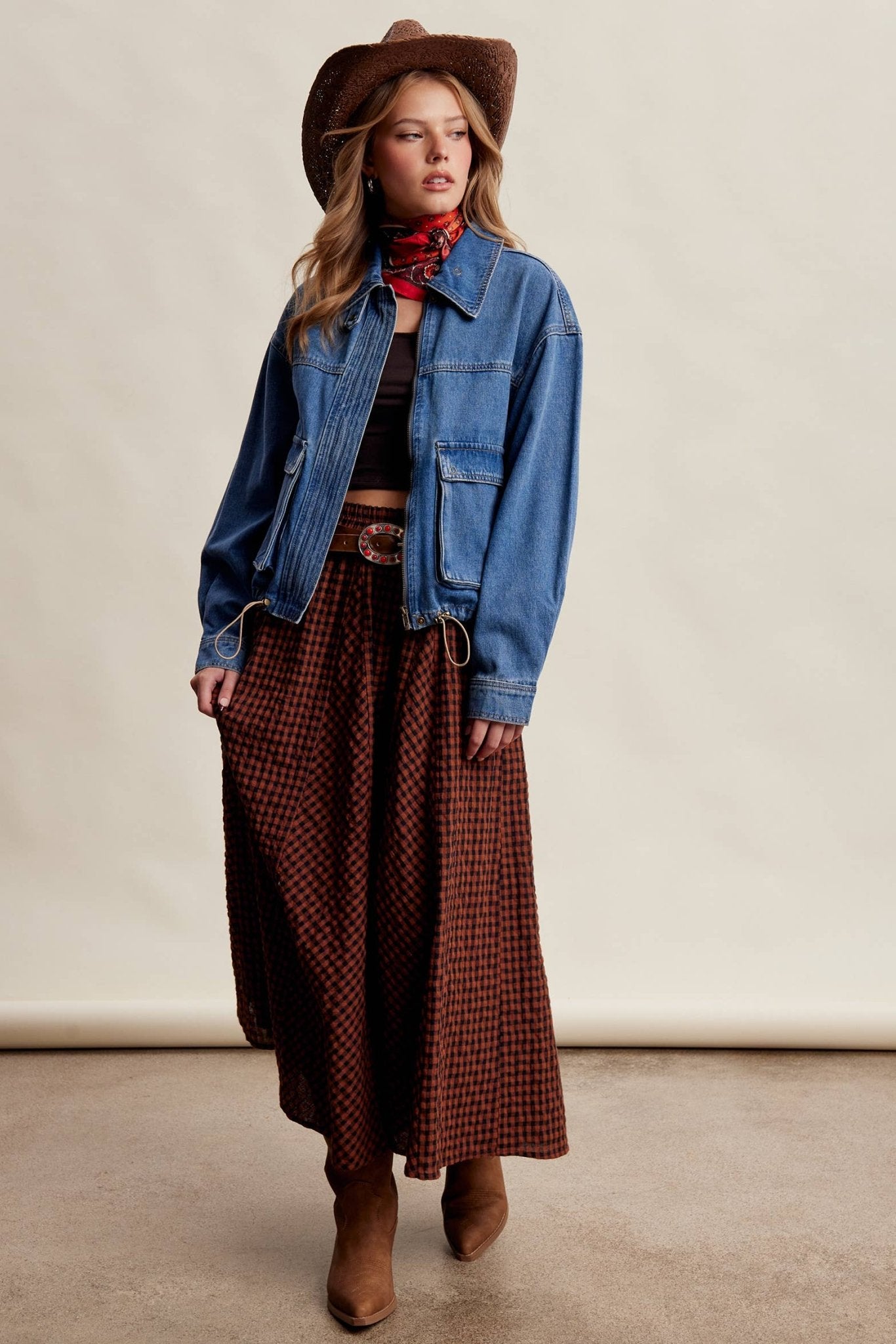 Oversized Utility Denim Jacket - Dear John