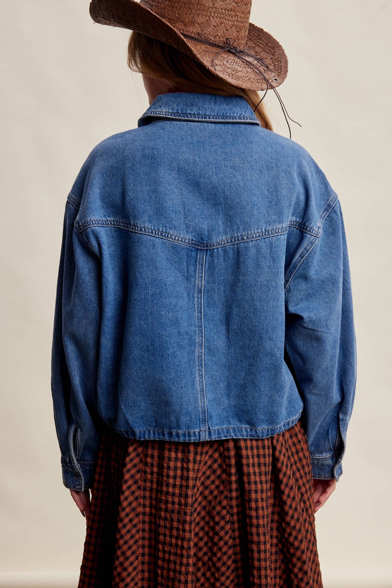 Oversized Utility Denim Jacket - Dear John