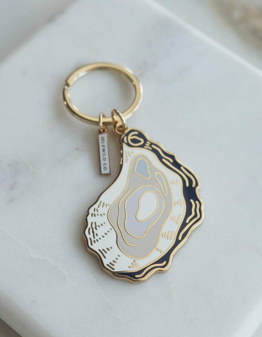 Oyster Enamel Keychain - Dear John