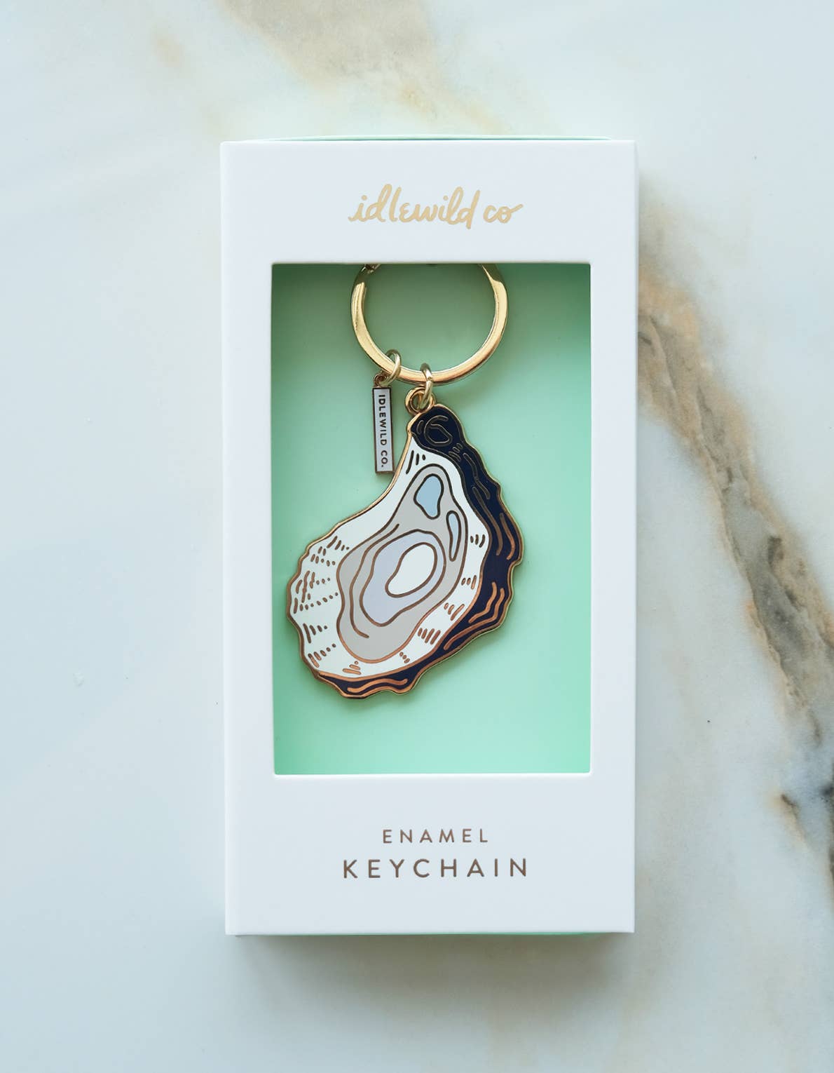 Oyster Enamel Keychain - Dear John