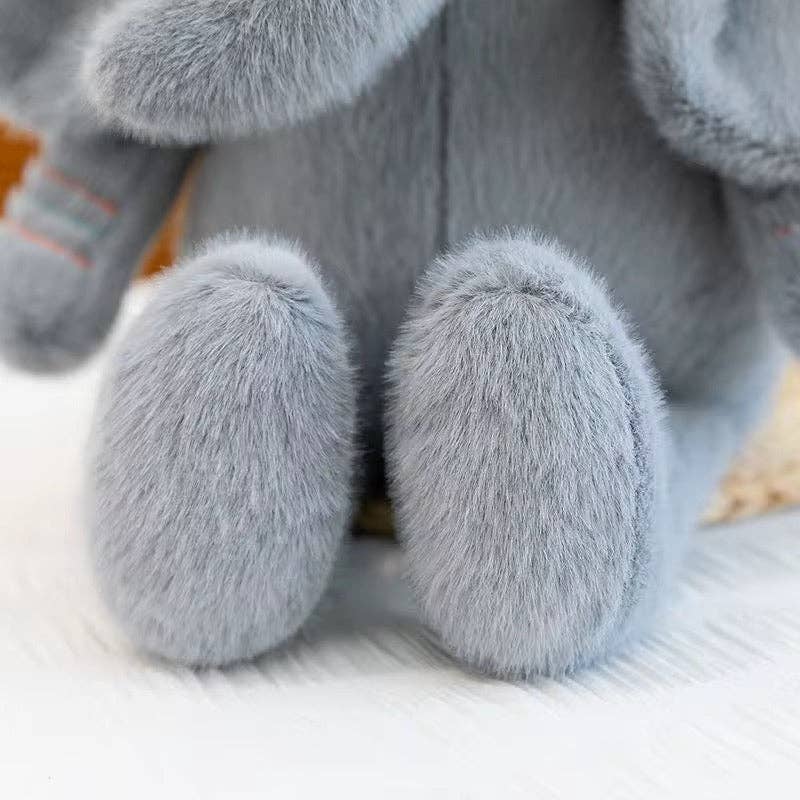 Ozznek Children’s Footwear & Apparel Brand - Elephant Stuffed Toy, Ultra Soft and Cuddly Plush Toy - Dear John