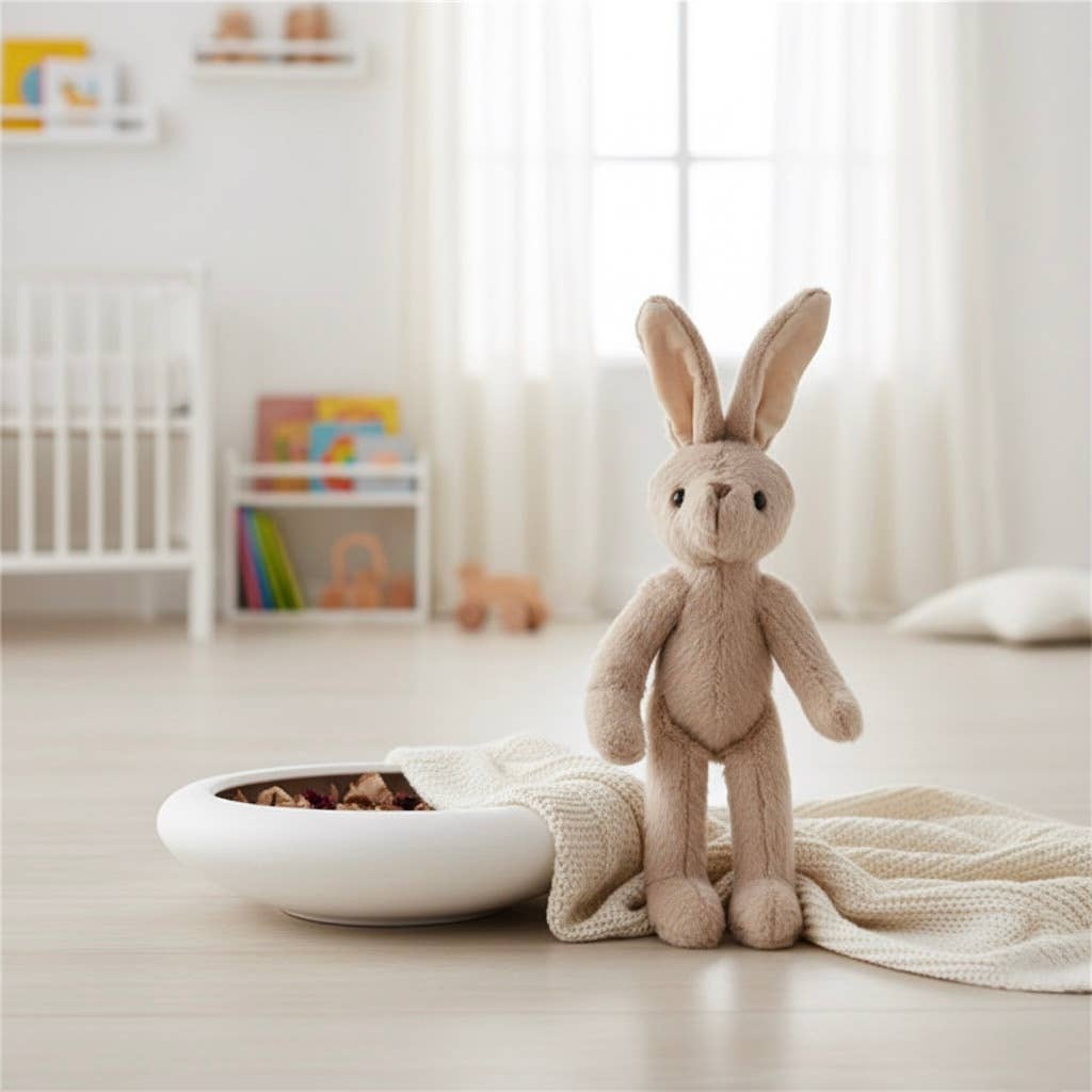 Ozznek Children’s Footwear & Apparel Brand - Super Soft & Buttery Plush Bunny Toy for Kids | Stuffed Animal - Dear John
