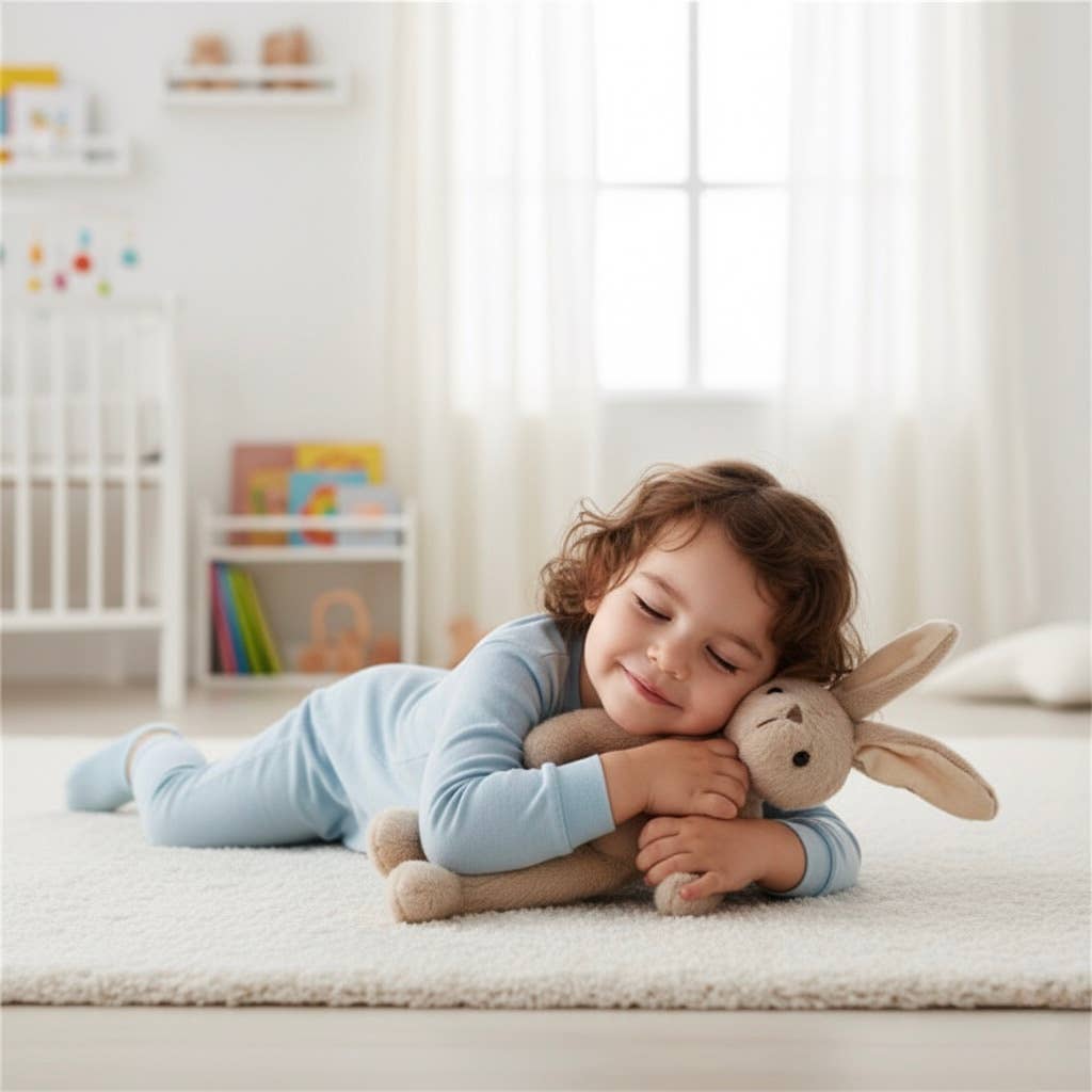 Ozznek Children’s Footwear & Apparel Brand - Super Soft & Buttery Plush Bunny Toy for Kids | Stuffed Animal - Dear John
