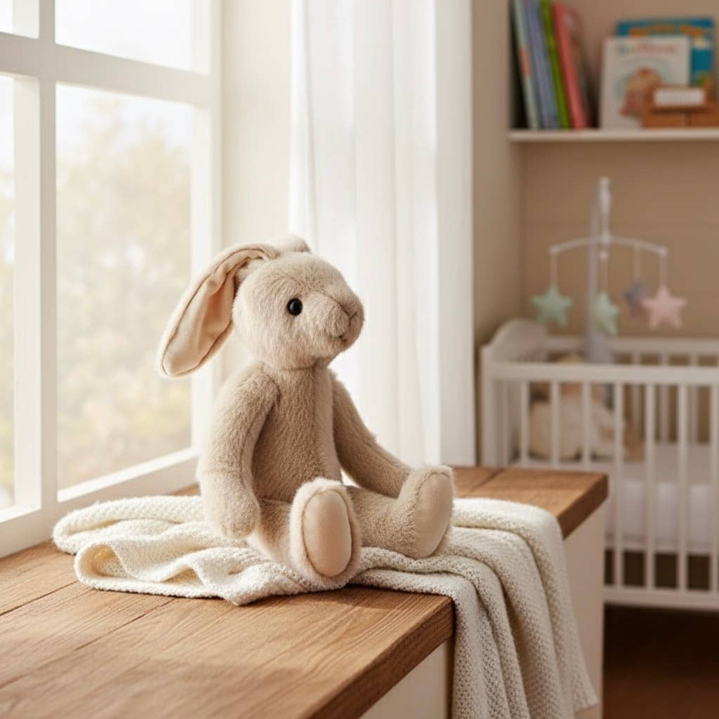 Ozznek Children’s Footwear & Apparel Brand - Super Soft & Buttery Plush Bunny Toy for Kids | Stuffed Animal - Dear John