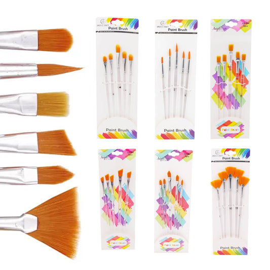 Paint Brush Set, 5 - ct (6 styles available) - Dear John