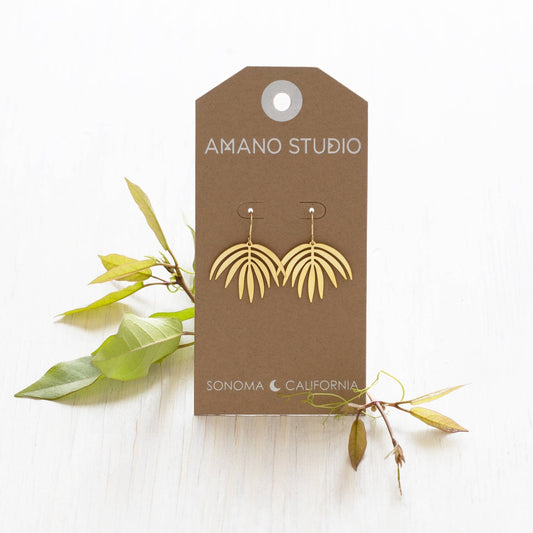 Palm Frond Earrings - Dear John