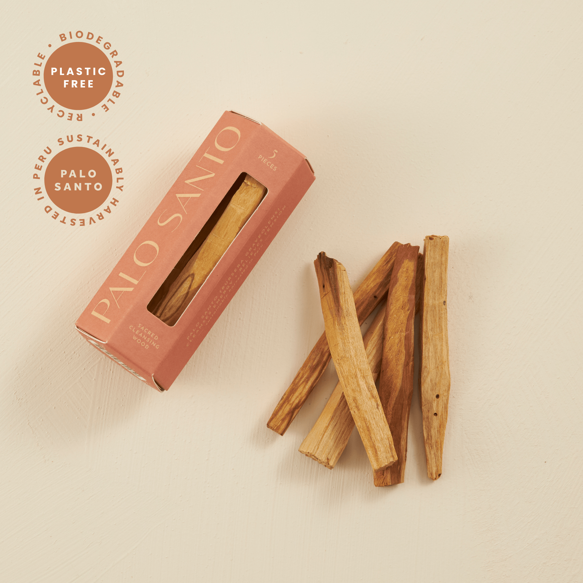 Palo Santo Wood Bundle Box - Plastic Free Packaging! - Dear John