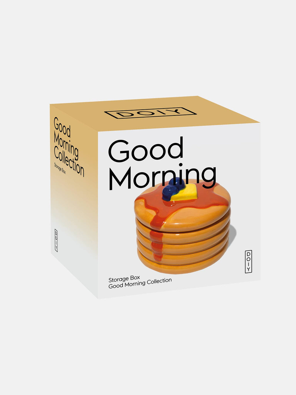 Pancakes Ceramic Storage Box - Dear John