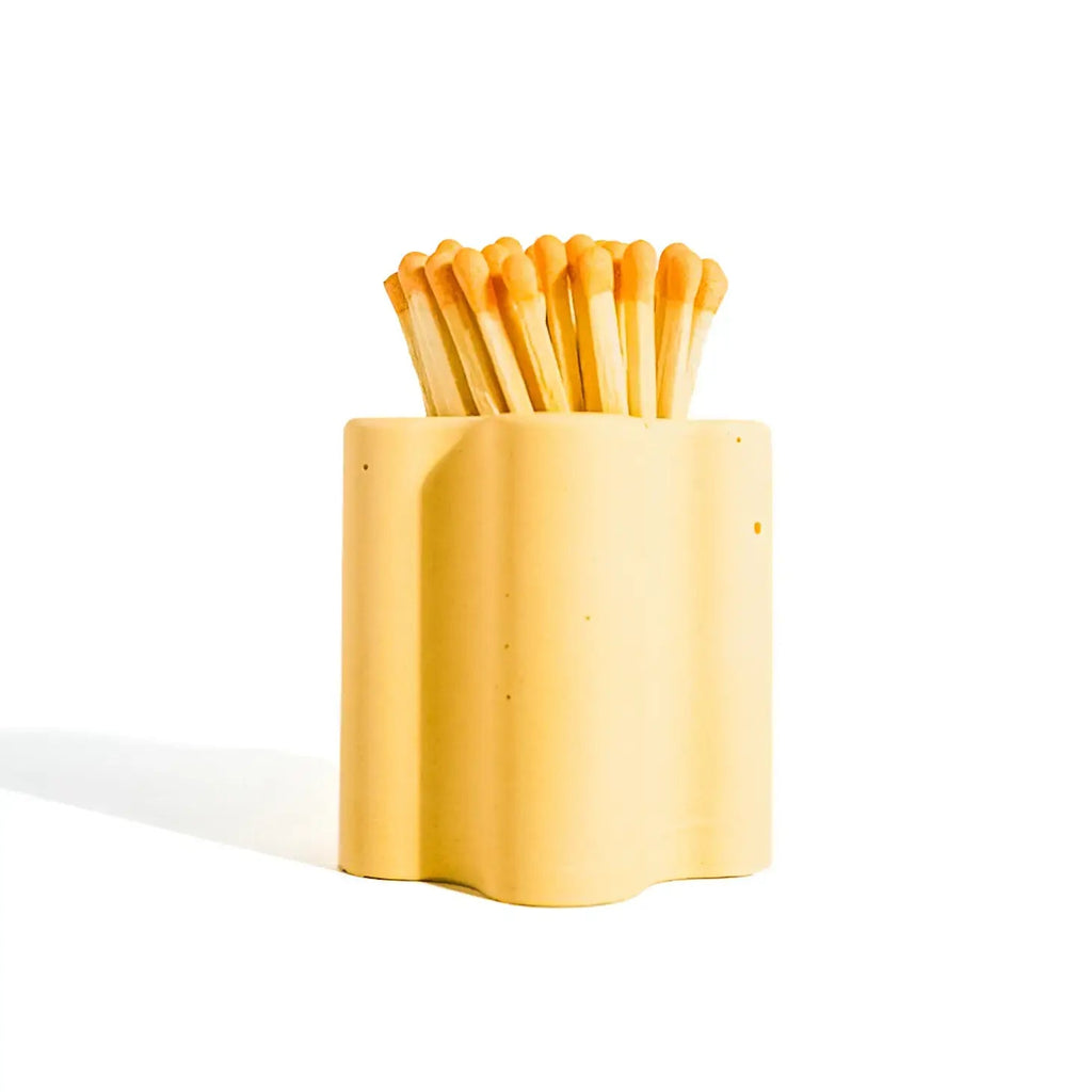 Pastel Flower Vessel with Colorful Matchsticks - Dear John