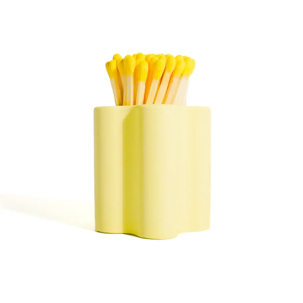 Pastel Flower Vessel with Colorful Matchsticks - Dear John