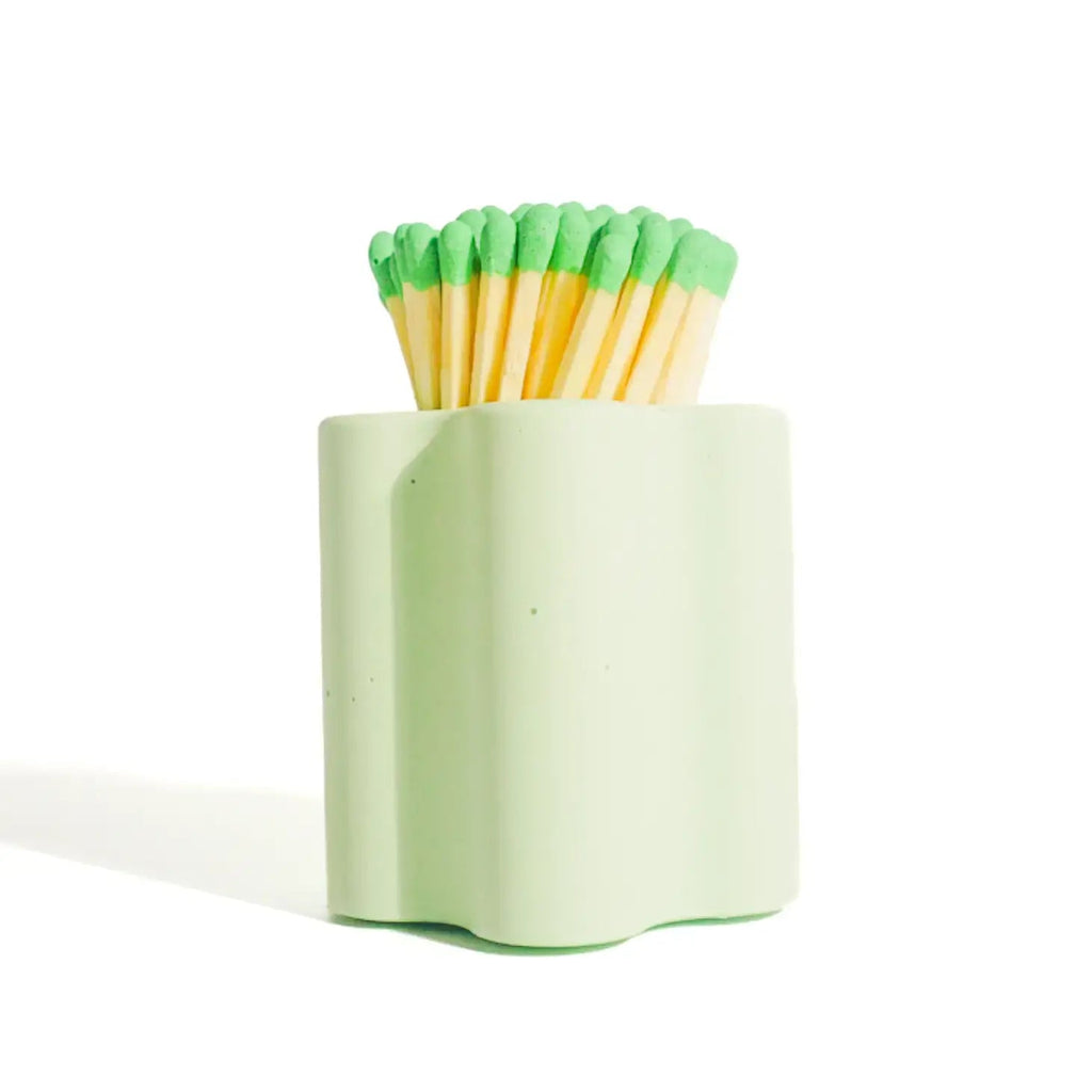 Pastel Flower Vessel with Colorful Matchsticks - Dear John