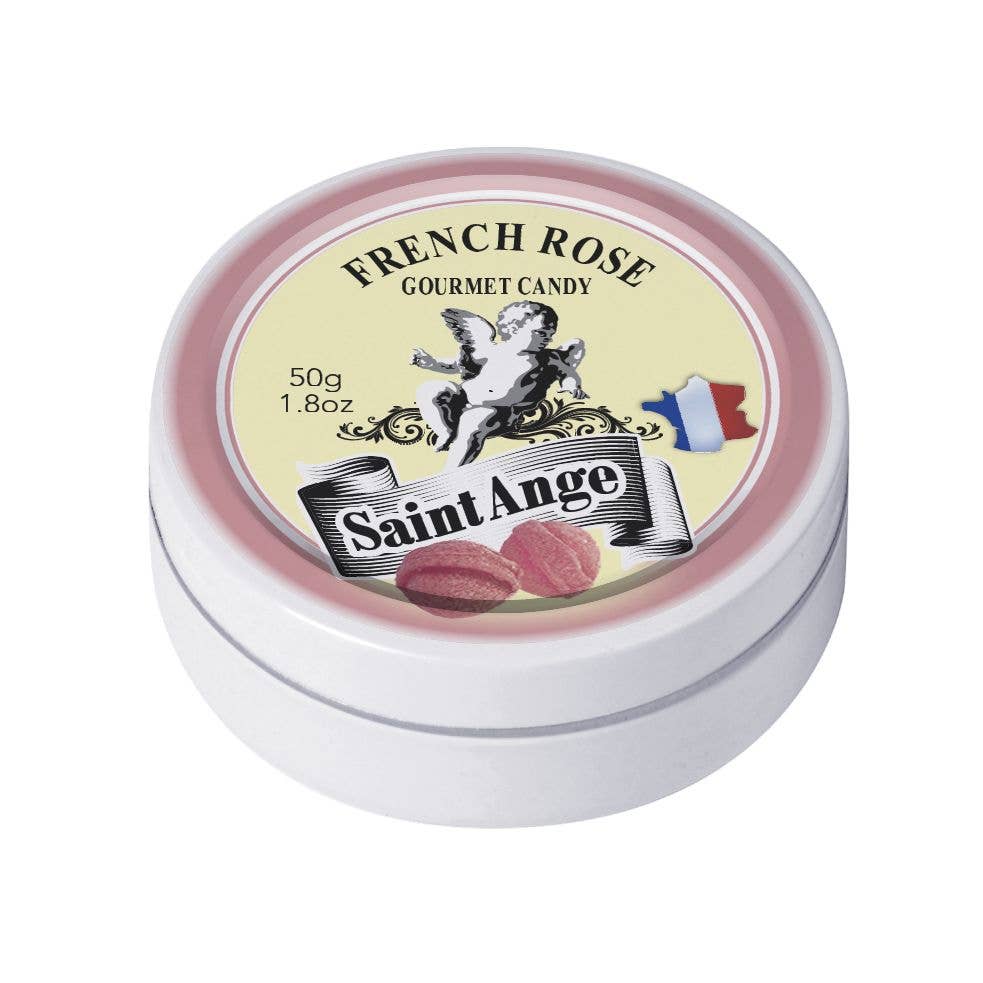 Pastilles Saint - Ange — Bonbons Traditionnels 100% Français (Rose Flavor) - Dear John
