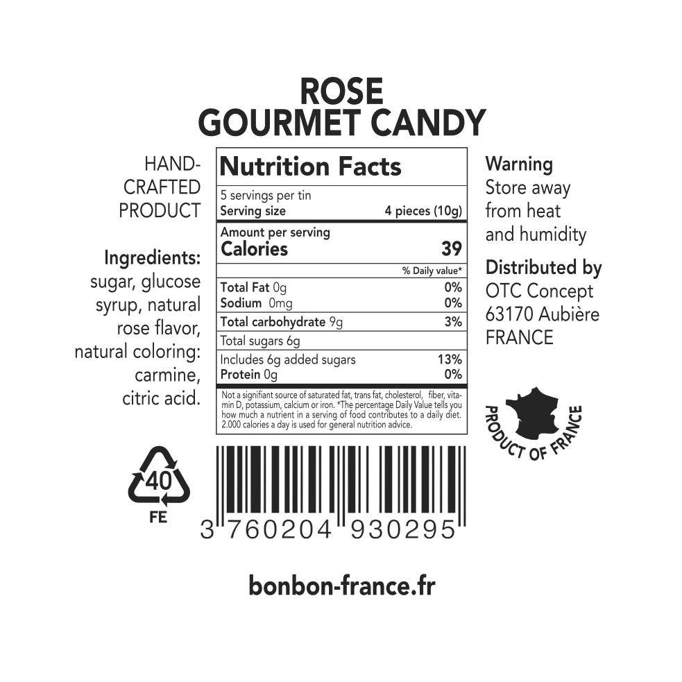 Pastilles Saint - Ange — Bonbons Traditionnels 100% Français (Rose Flavor) - Dear John