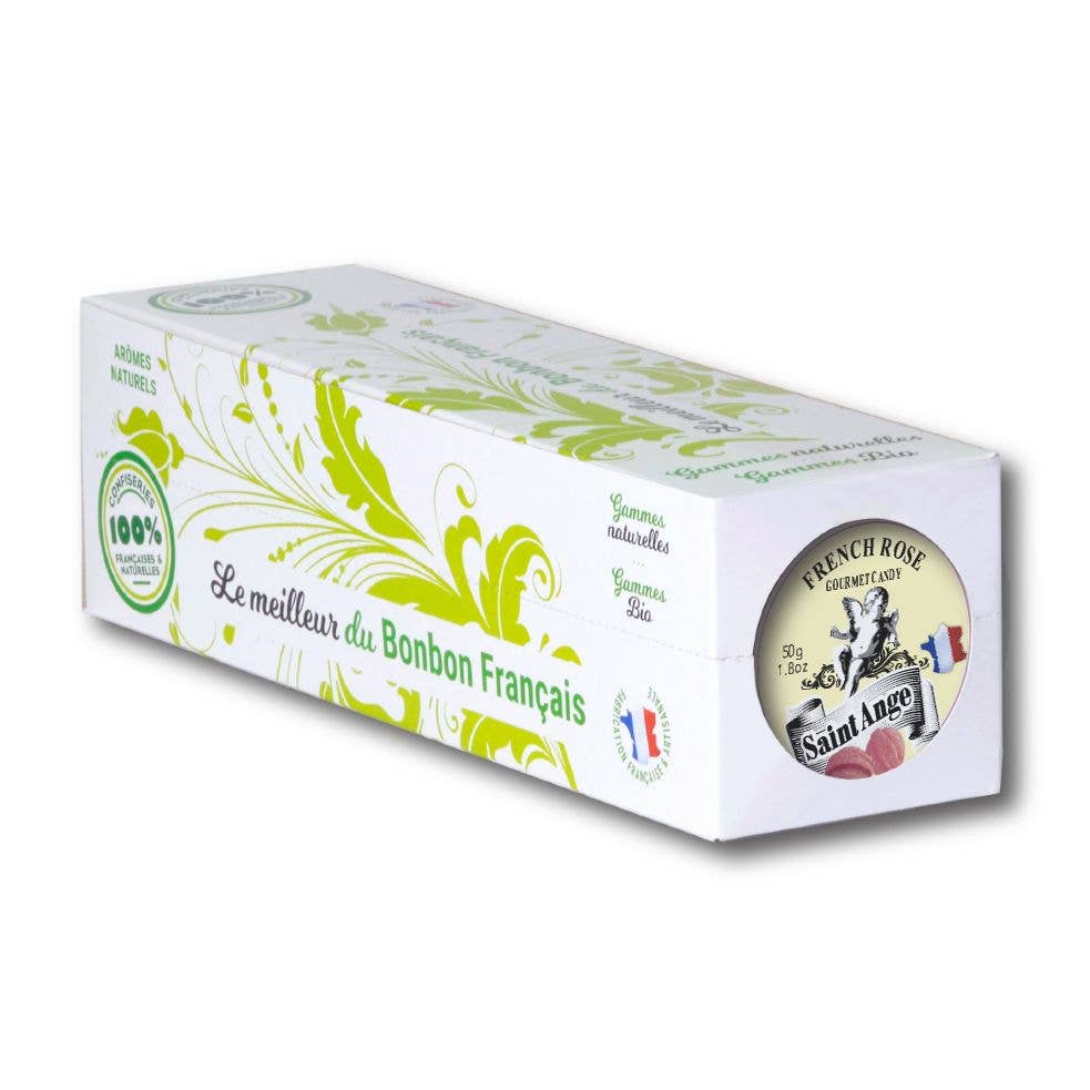 Pastilles Saint - Ange — Bonbons Traditionnels 100% Français (Rose Flavor) - Dear John