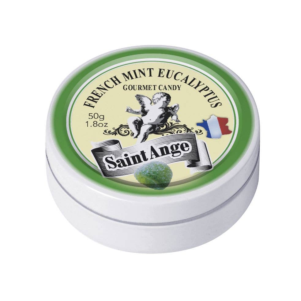 Pastilles Saint - Ange — Traditional Candies 100% French (Gum Arabic • Mint • Eucalyptus) - Dear John