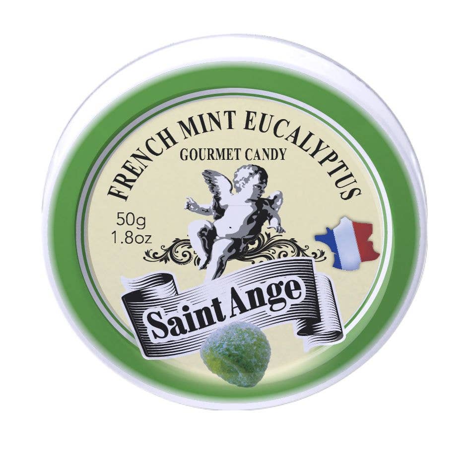 Pastilles Saint - Ange — Traditional Candies 100% French (Gum Arabic • Mint • Eucalyptus) - Dear John