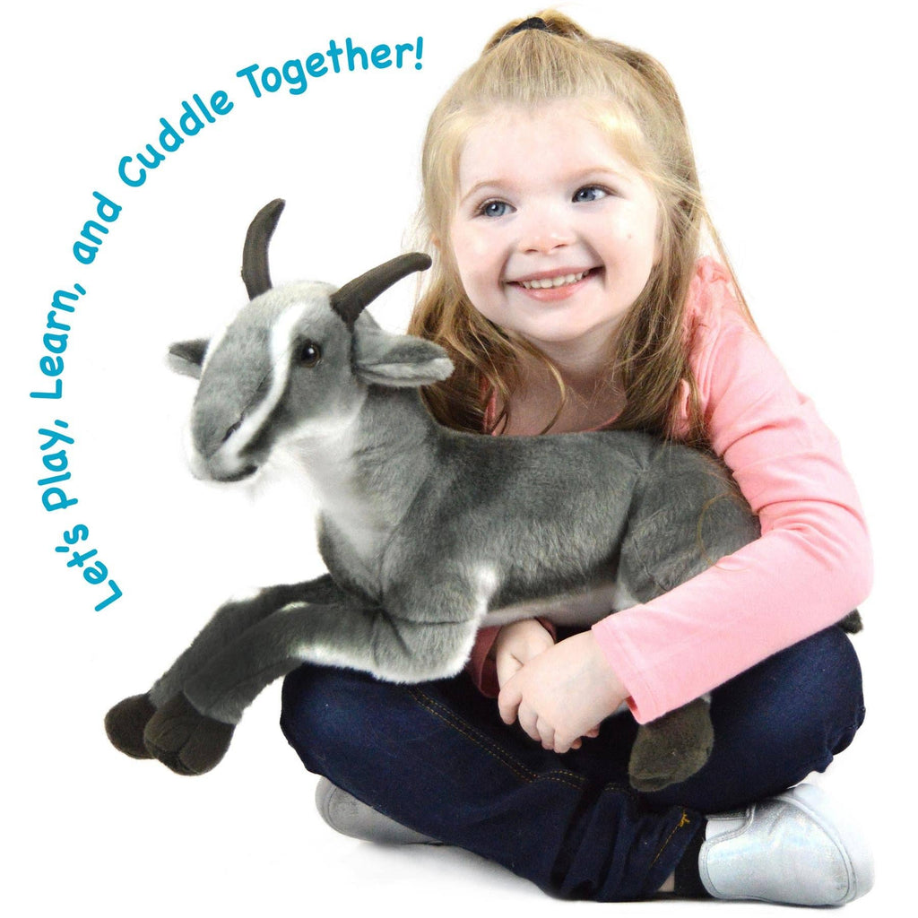 Patrick the Pygmy Goat — 18" Stuffed Animal Plush - Dear John