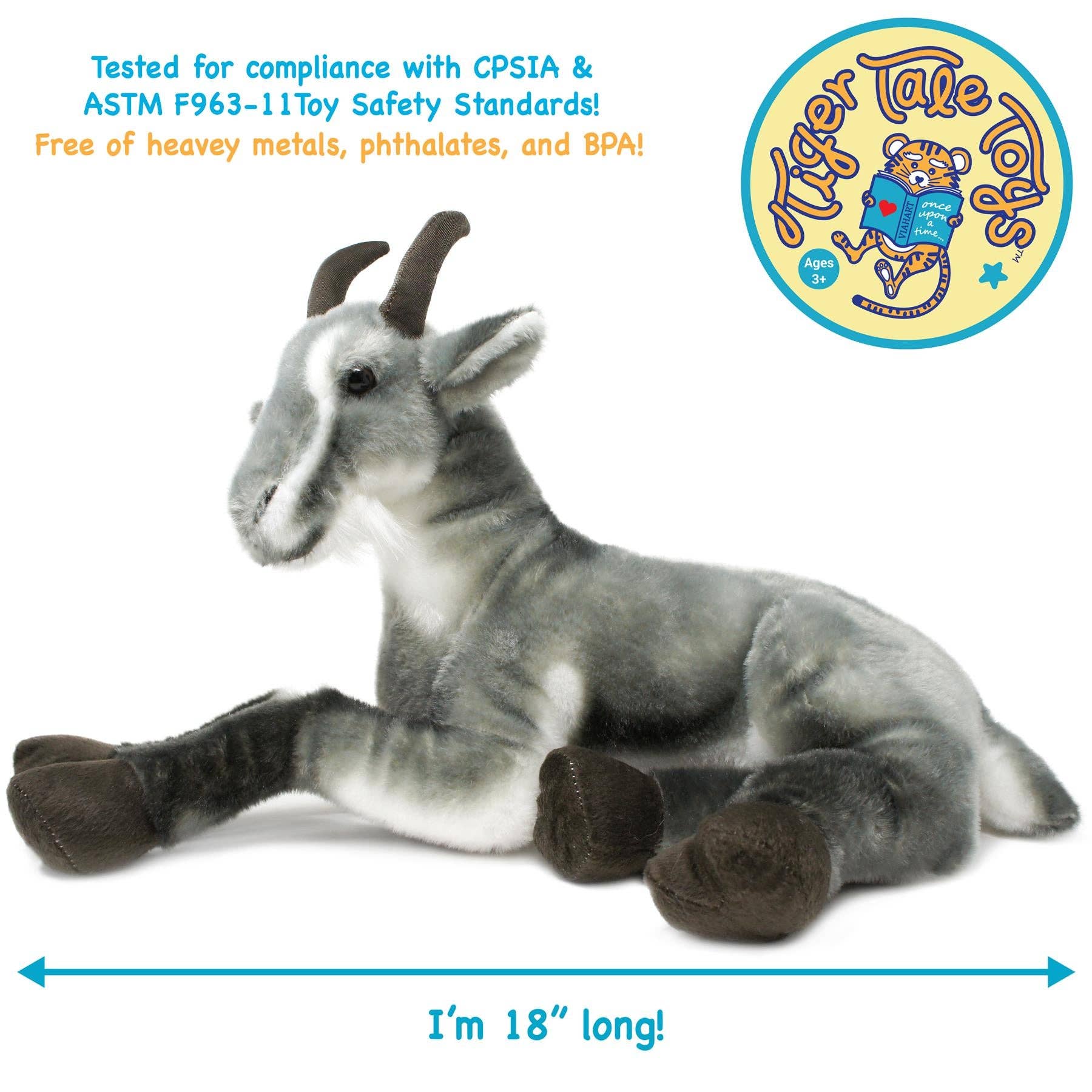 Patrick the Pygmy Goat — 18" Stuffed Animal Plush - Dear John