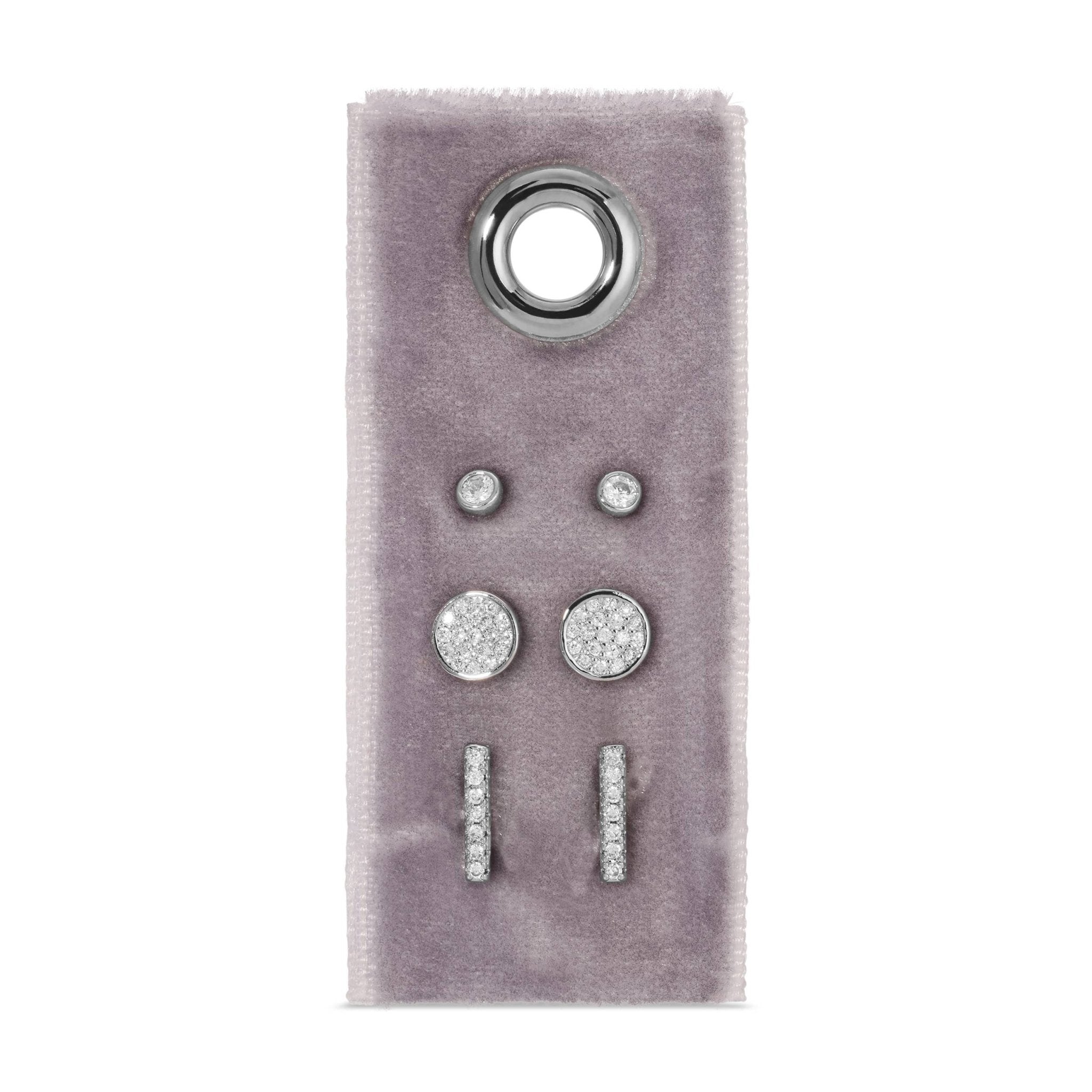 Pave Velvet Stud Gift Set - Dear John