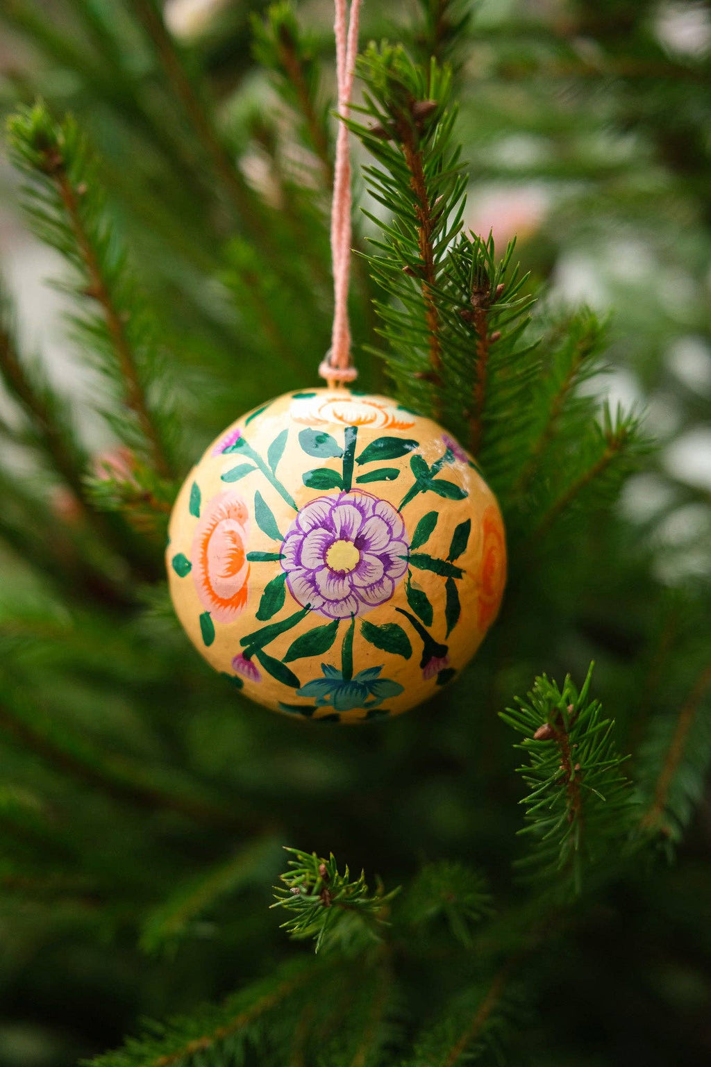 Peach Garden Bauble - Dear John