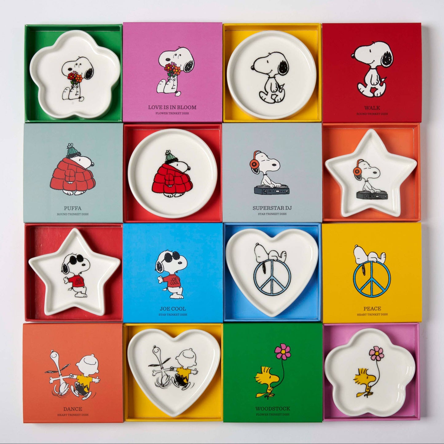 Peanuts Flower Shaped Trinket Dish - Woodstock - Dear John